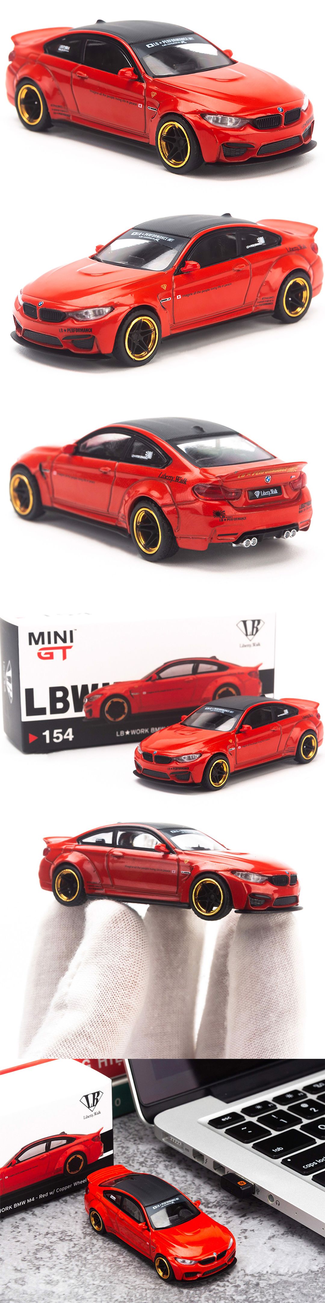 Mô hình Xe BMW M4 LB Works 1:64